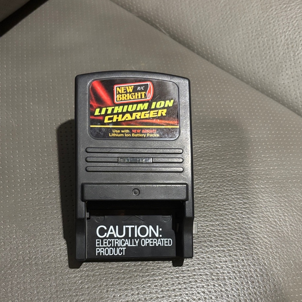 New Bright Black Lithium Ion Charger